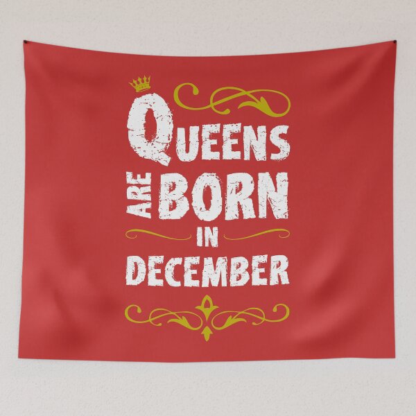 Item preview, Queens are born in December - funny birthday gift T-Shirt designed and sold by HappyTees.