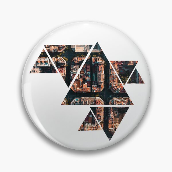 Item preview, Abstract Arial View of Uniform Square Residential buildings in Barcelona, Spain. designed and sold by MightyTeesInc.