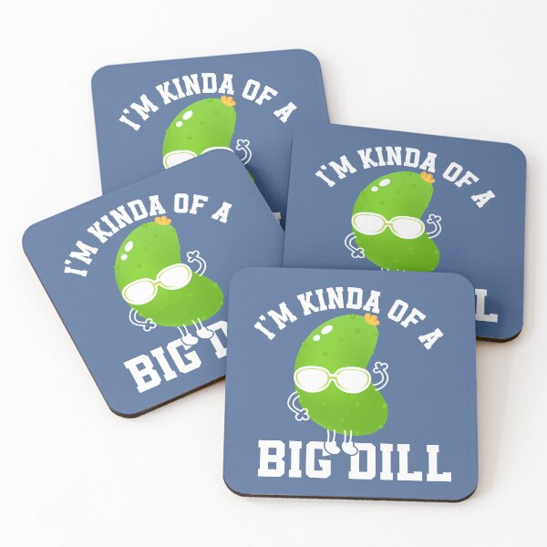 Item preview, I Am Kind Of A Big Dill Funny Cartoon Vegan Vegetarian Plant designed and sold by raretshirtsuk.