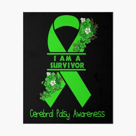 Item preview, I Am A Suvivor Ribbon Cerebral Palsy Awareness designed and sold by heppenp.