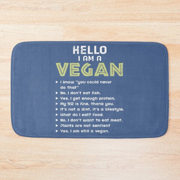 Item preview, Hello I'm A Vegan I Know You Could Never Do That Vegetarian designed and sold by raretshirtsuk.