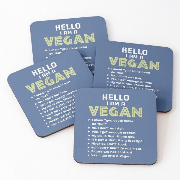 Item preview, Hello I'm A Vegan I Know You Could Never Do That Vegetarian designed and sold by raretshirtsuk.