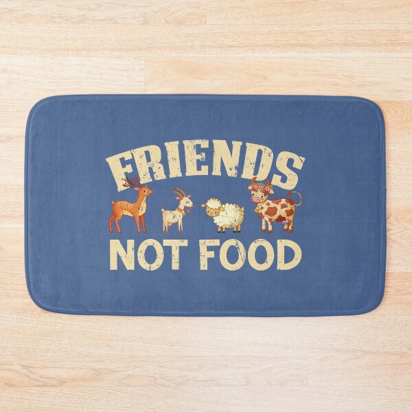 Item preview, Friends Not Food Vintage Animals Vegan Vegetarian Plant designed and sold by raretshirtsuk.