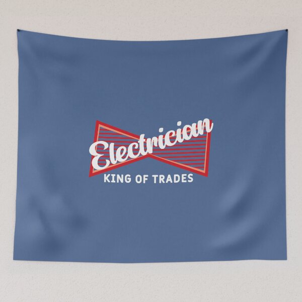 Item preview, Electrician King Of Trades Funny Electrician Electrical Cool designed and sold by raretshirtsuk.
