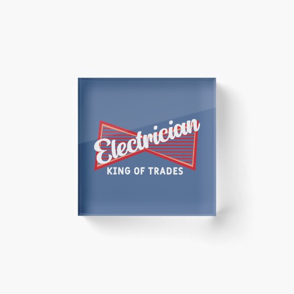 Item preview, Electrician King Of Trades Funny Electrician Electrical Cool designed and sold by raretshirtsuk.