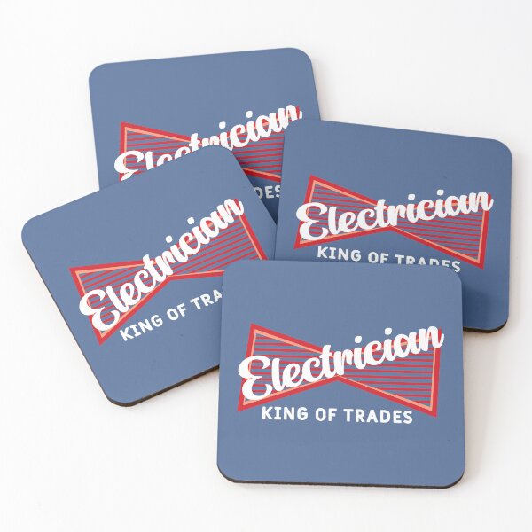 Item preview, Electrician King Of Trades Funny Electrician Electrical Cool designed and sold by raretshirtsuk.