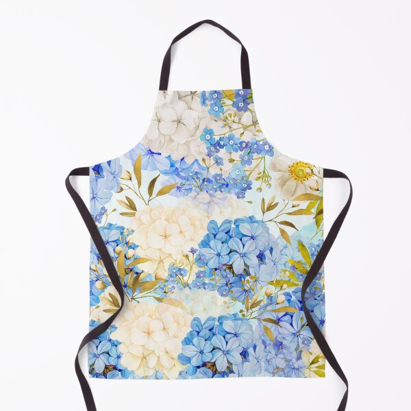 Item preview, Blue and white hydrangea designed and sold by Eunoia-ikigai.