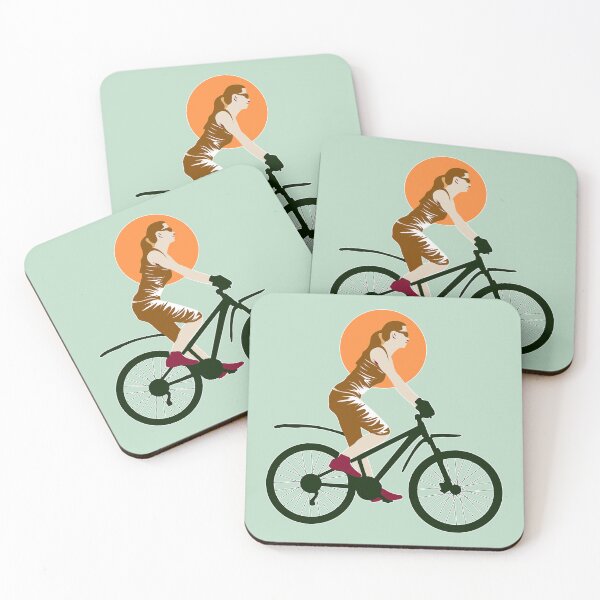 Item preview, Woman On A Bicycle designed and sold by franktact.