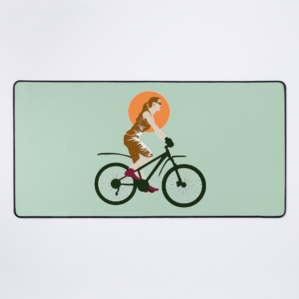 Item preview, Woman On A Bicycle designed and sold by franktact.