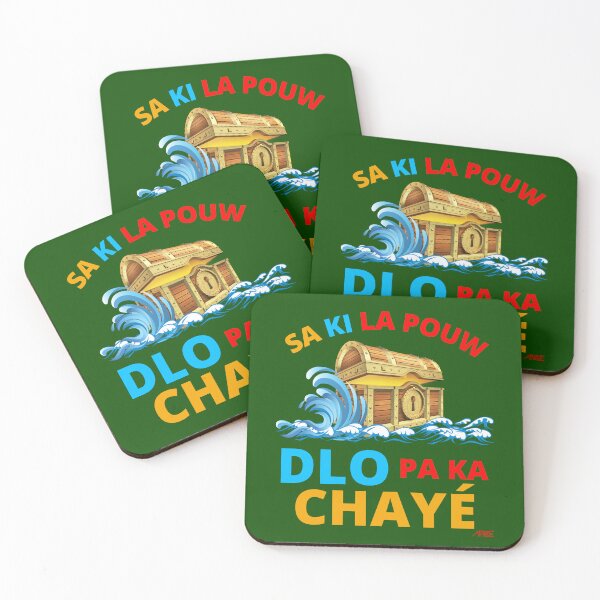 Item preview, Sa Ki La Pouw Dlo Pa Ka Chayé - Proverb Guadeloupe Creole - Motivation - Faith - Trust designed and sold by Apikoedesign.