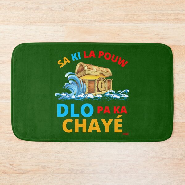 Item preview, Sa Ki La Pouw Dlo Pa Ka Chayé - Proverb Guadeloupe Creole - Motivation - Faith - Trust designed and sold by Apikoedesign.