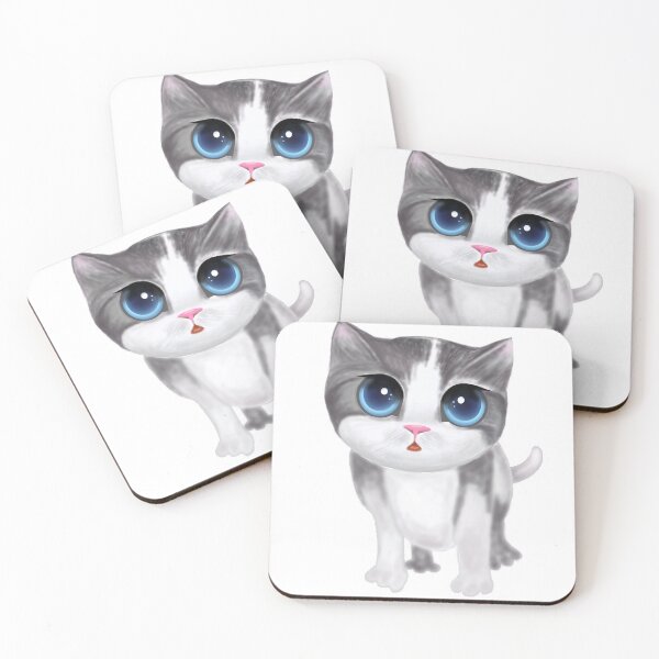 Item preview, Grey White Cat  designed and sold by cringe0015.