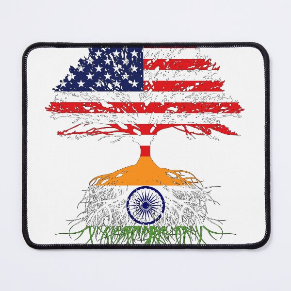 Item preview, India Roots, Indian American, India USA Flags. US Naturalization Ceremony Gift Present For Person From India designed and sold by maindeals.