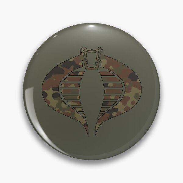 Aperçu de l'œuvre Logo de motif Cobra allemand Flecktarn créée et vendue par AJ  Liber.