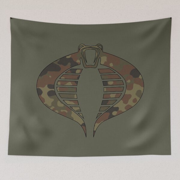 Aperçu de l'œuvre Logo de motif Cobra allemand Flecktarn créée et vendue par AJ Liber.