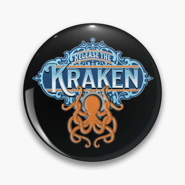 Item preview, Release the Kraken Vintage Logo designed and sold by CitizenAwear.