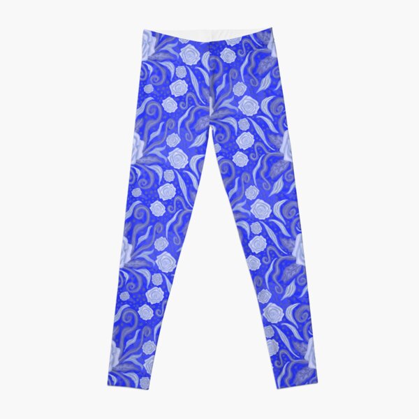 Lularoe OS Solid Cornflower Blue - Leggings