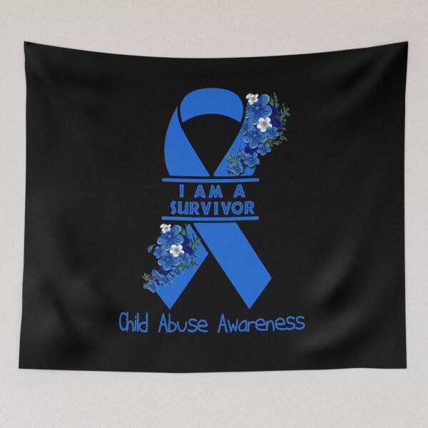 Item preview, I Am A Suvivor Ribbon CHILD ABUSE Awareness designed and sold by heppenp.