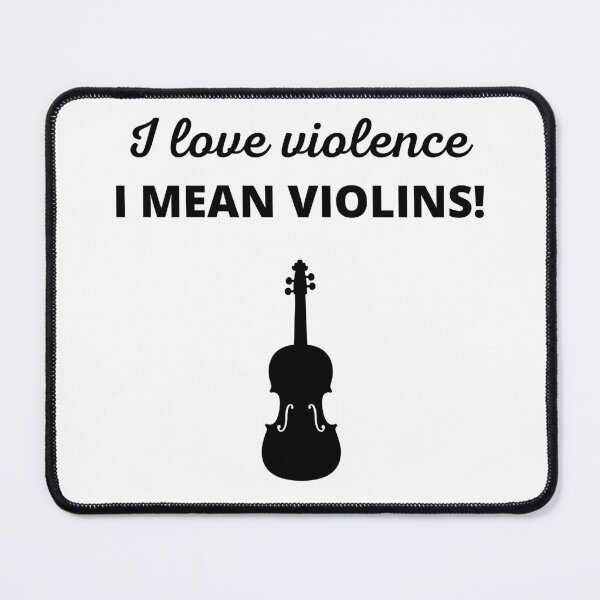 Item preview, I love violins! designed and sold by Fun-N-Cool-Tees.