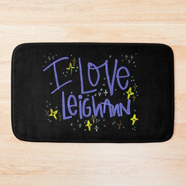 Item preview, I LOVE LEIGHANN  NAME PURPLE designed and sold by GIVENGRACE.ART.