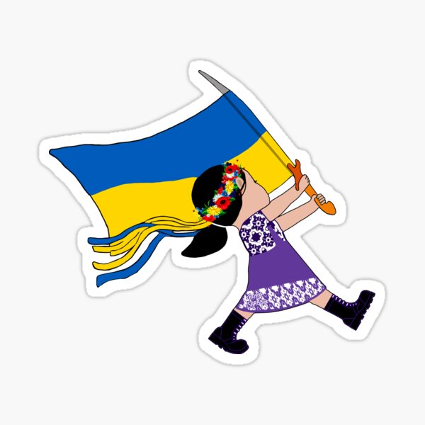 Item preview, Slava Ukraini; Ukrainian Child; designed and sold by StickerApe.