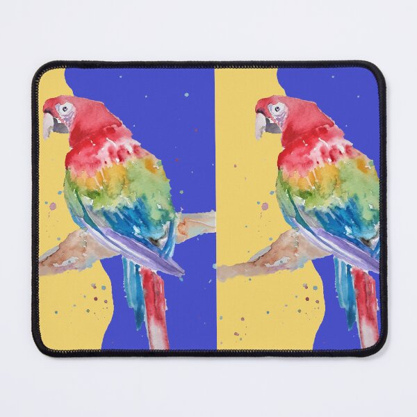 Item preview, Parrot Watercolor Painting Macaw - Navy Blue designed and sold by Sarah Rajkotwala.