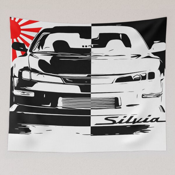 Item preview, White and Black S14 Japanese Legend designed and sold by RyanCaudell.