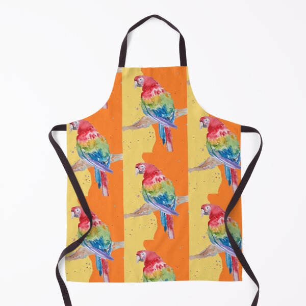 Item preview, Parrot Watercolor Painting Macaw - Yellow Orange designed and sold by Sarah Rajkotwala.