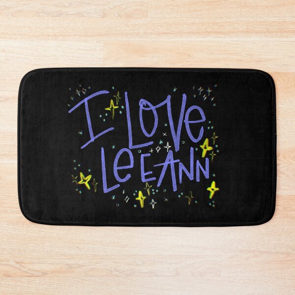 Item preview, I LOVE LEEANN  NAME PURPLE designed and sold by GIVENGRACE.ART.