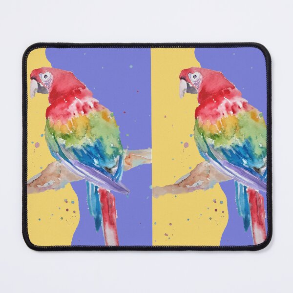 Item preview, Parrot Watercolor Painting Macaw - Yellow Lavender designed and sold by Sarah Rajkotwala.