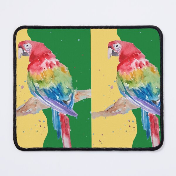 Item preview, Parrot Watercolor Painting Macaw - Yellow Green designed and sold by Sarah Rajkotwala.