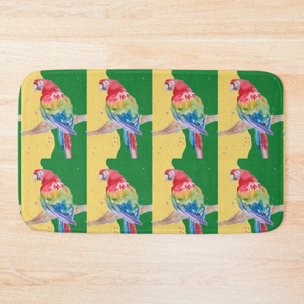 Item preview, Parrot Watercolor Painting Macaw - Yellow Green designed and sold by Sarah  Rajkotwala.
