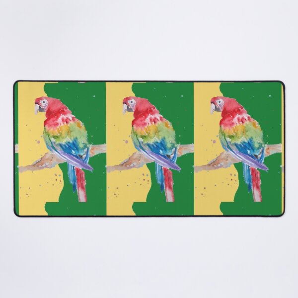 Item preview, Parrot Watercolor Painting Macaw - Yellow Green designed and sold by Sarah Rajkotwala.