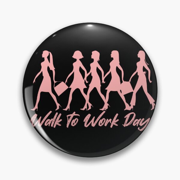 Item preview, International Walk to Work day - April Holidays - Walking  designed and sold by CattlettArt.