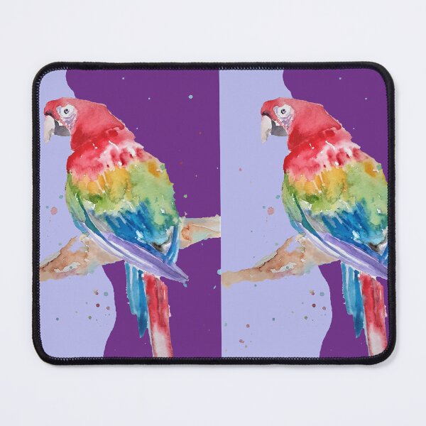 Item preview, Parrot Watercolor Painting Macaw - Yellow Purple designed and sold by Sarah Rajkotwala.