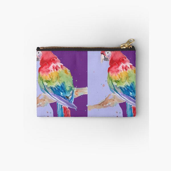 Item preview, Parrot Watercolor Painting Macaw - Yellow Purple designed and sold by Sarah  Rajkotwala.