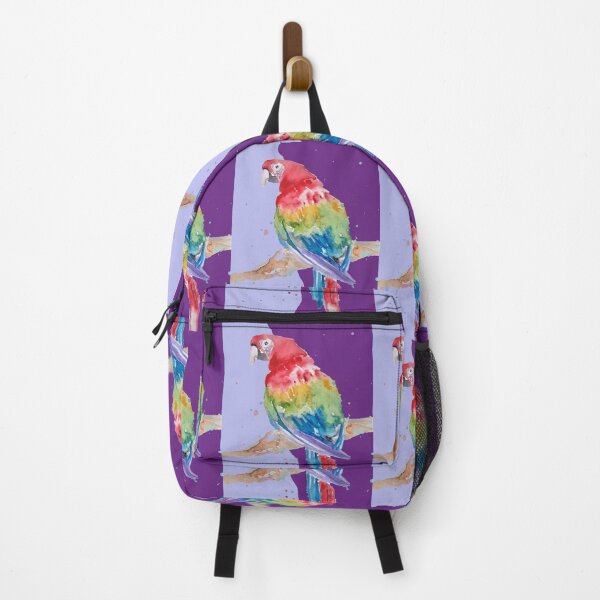 Item preview, Parrot Watercolor Painting Macaw - Yellow Purple designed and sold by Sarah Rajkotwala.