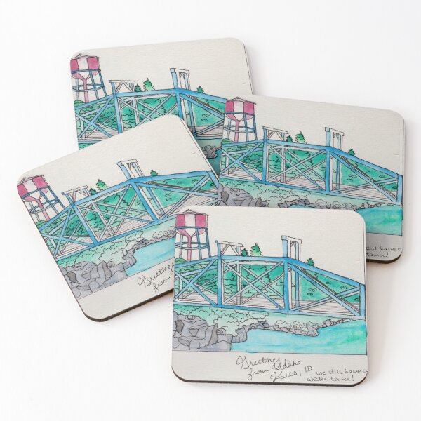 Item preview, Idaho Falls ID Iconic Water Tower designed and sold by Rachel Patterson.