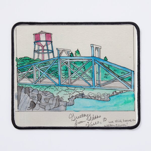 Item preview, Idaho Falls ID Iconic Water Tower designed and sold by Rachel Patterson.