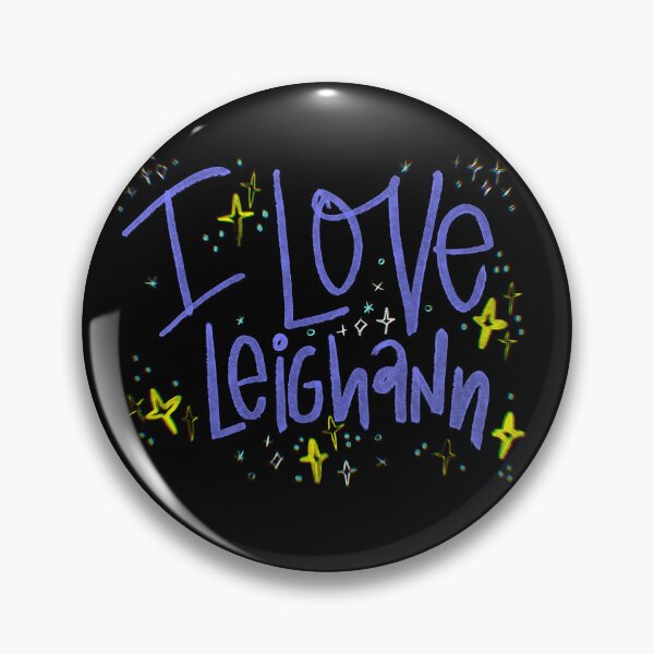 Item preview, I LOVE LEIGHANN #2 NAME PURPLE designed and sold by GIVENGRACE.ART.