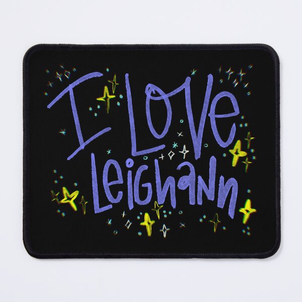 Item preview, I LOVE LEIGHANN #2 NAME PURPLE designed and sold by GIVENGRACE.ART.