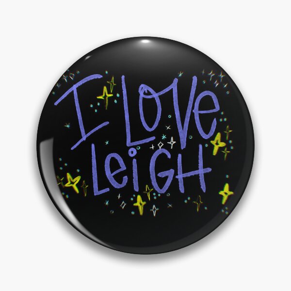 Item preview, I LOVE LEIGH NAME PURPLE designed and sold by GIVENGRACE.ART.