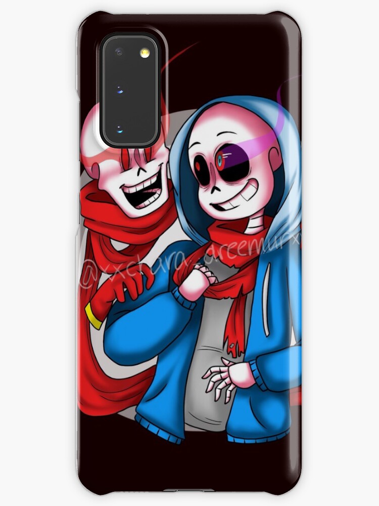 Sans And Papyrus Dusttale Undertale Case Skin For Samsung Galaxy By Xxcharadxx Redbubble