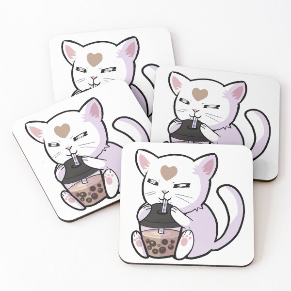 Item preview, Cute boba Cat designed and sold by WinterspecARTS.