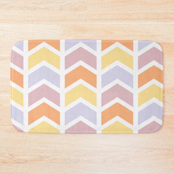 Item preview, Arrow Up Orange, Purple and White Symmetry Diagonal Triangle Geometric Pattern designed and sold by Moyanana.