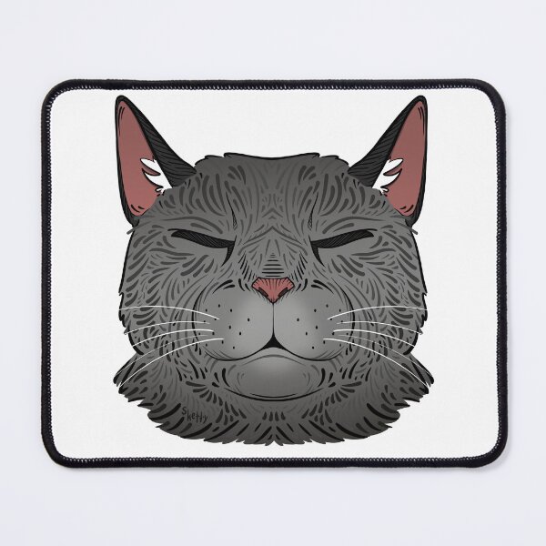 Item preview, Sleepy Silver Tabby Cat designed and sold by jastinamor.