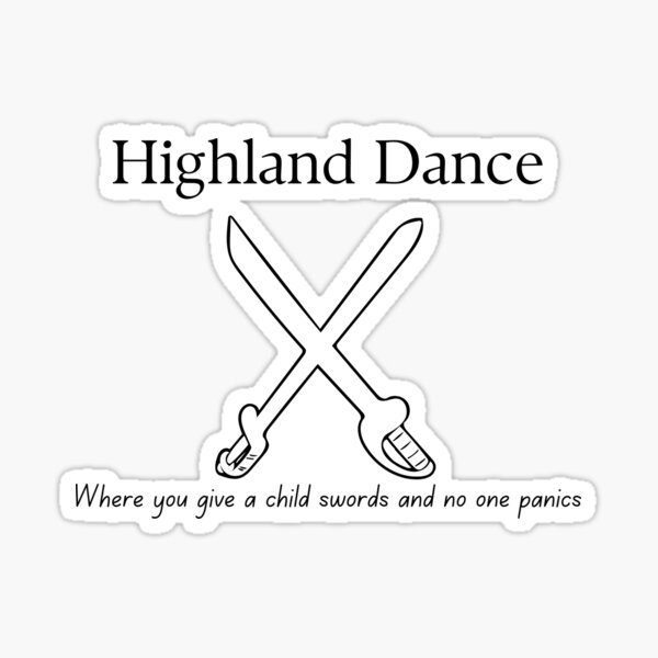 Item preview, Highland Dance Give a Child a Sword designed and sold by CasingCo.