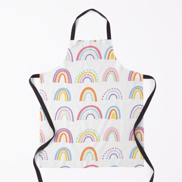 Item preview, Rainbow Fest Pattern - White Background designed and sold by LouiseFranksArt.