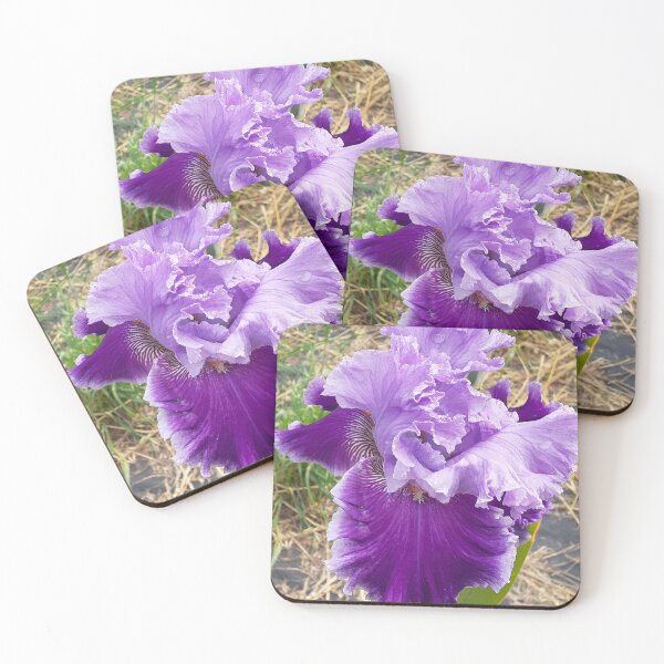 Item preview, Iris Flower Purple Frilly designed and sold by Sarah  Rajkotwala.