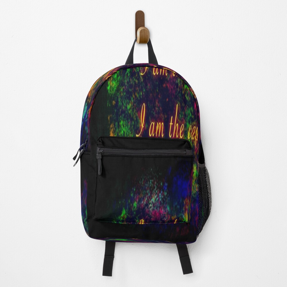Master of my fate on a backpack